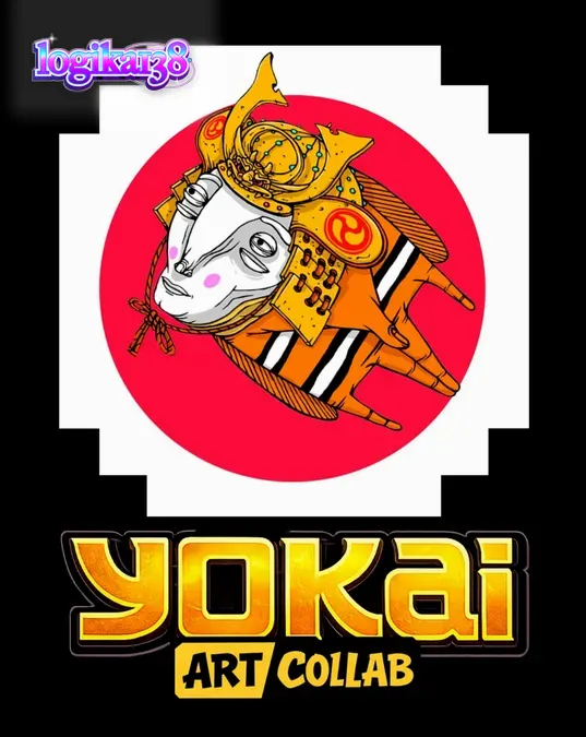 Tampilan visual slot Yokai dengan elemen seni jalanan dan tema samurai.